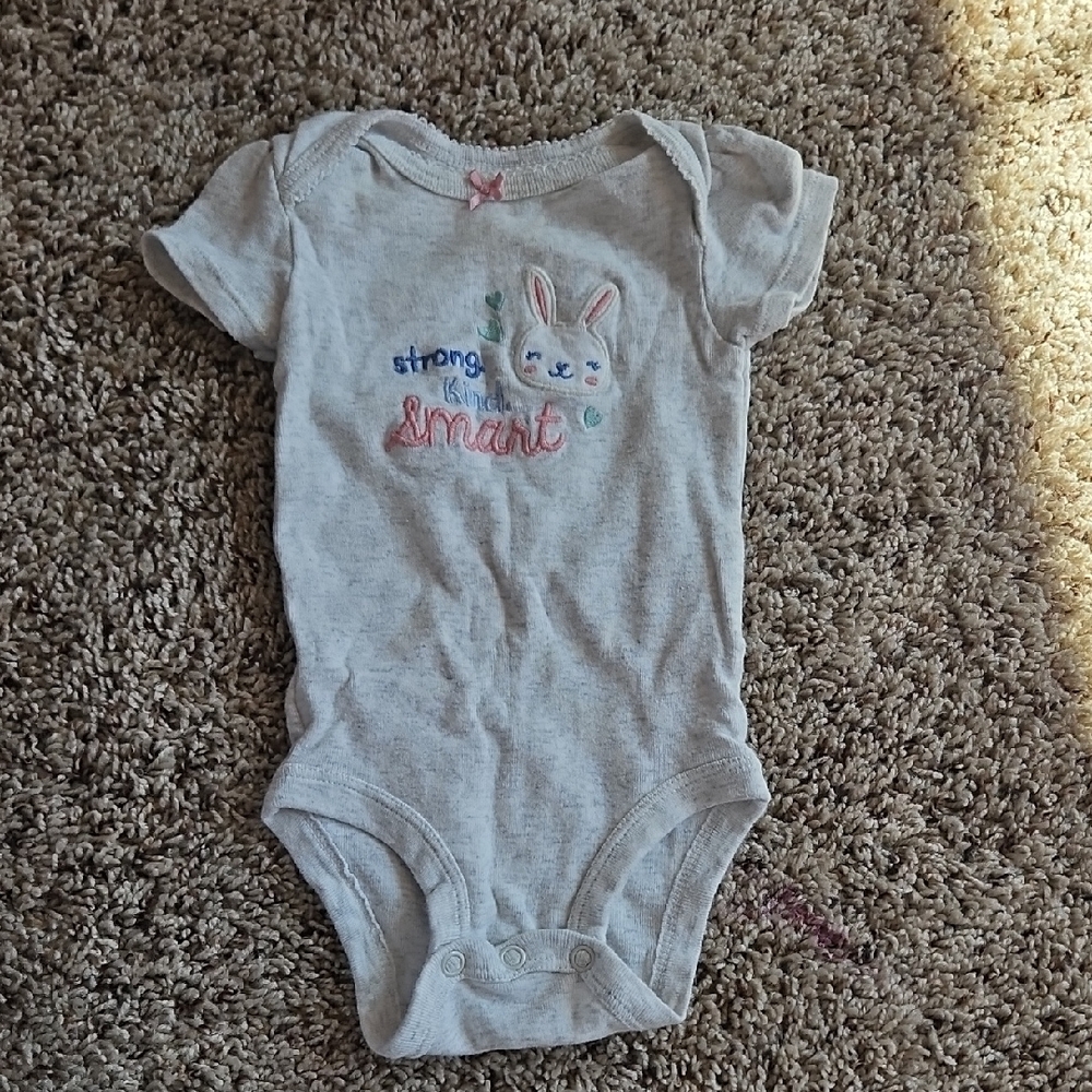 Carter's Bodysuit with Bunny Embroidery